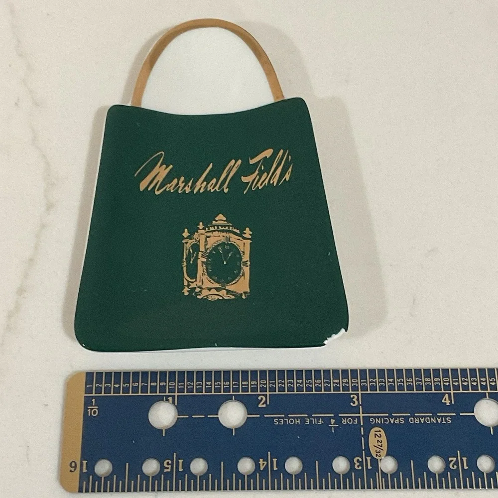 Marshall Fields Rosanna 2018 Dish Tray Trinket Clock W/box Small Chip On Corner
